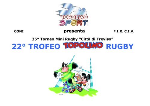 info e scheda di iscrizione - Benetton Rugby Treviso