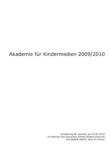 PDF-Download 6.1 MB - Akademie für Kindermedien