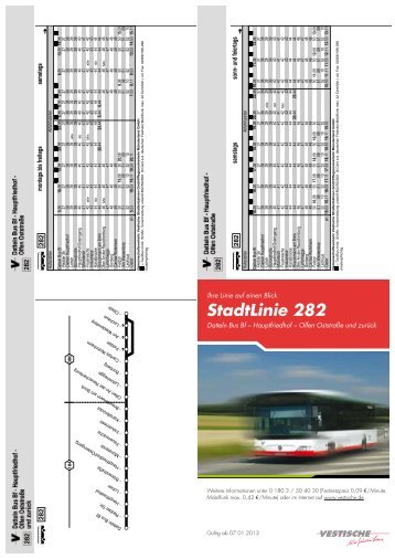StadtLinie 282 - Vestische Straßenbahnen GmbH