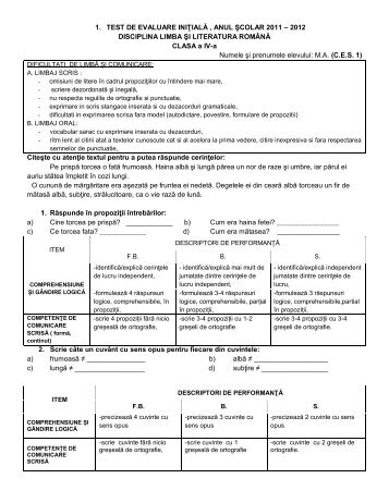 NICOLETA ADET Fise de evaluare adaptate CCD 17.11.2011