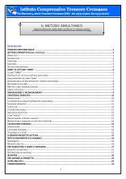 Materiale stampabile - Istituto Comprensivo di Trescore Cremasco