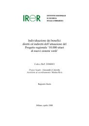 2006B021RapportoFinale - IReR