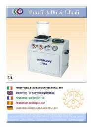 fonditrice a depressione microvac 100 microvac 100 casting ...