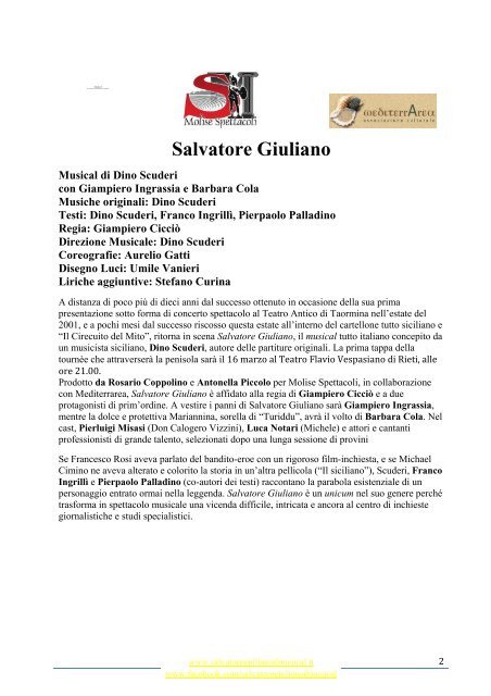 Salvatore Giuliano - Teatro di Messina