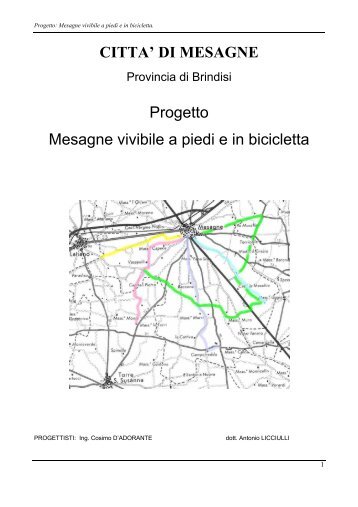 Mesagne vivibile a piedi e in bicicletta - Ciclo Amici