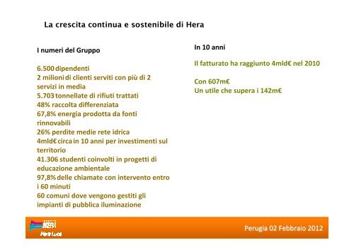 Case study di San Donato – Mauro Capacci – Hera Luce. - Sintesi