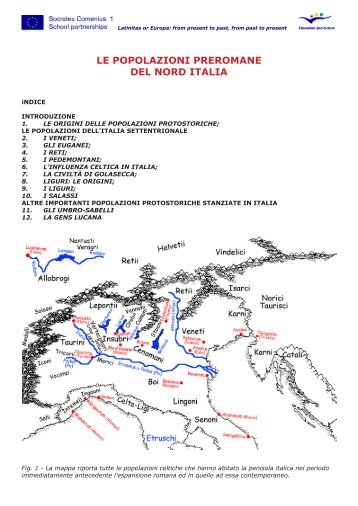 le popolazioni preromane del nord italia - Latinitas or Europa