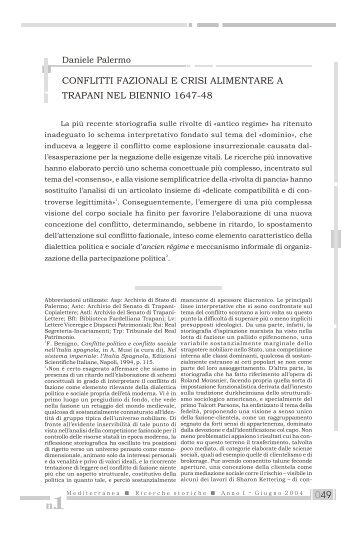 Mediterranea n°1 (esecutivo).cdr - Mediterranea ricerche storiche