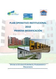 plan operativo institucional primera modificación - Fondo MIVIVIENDA