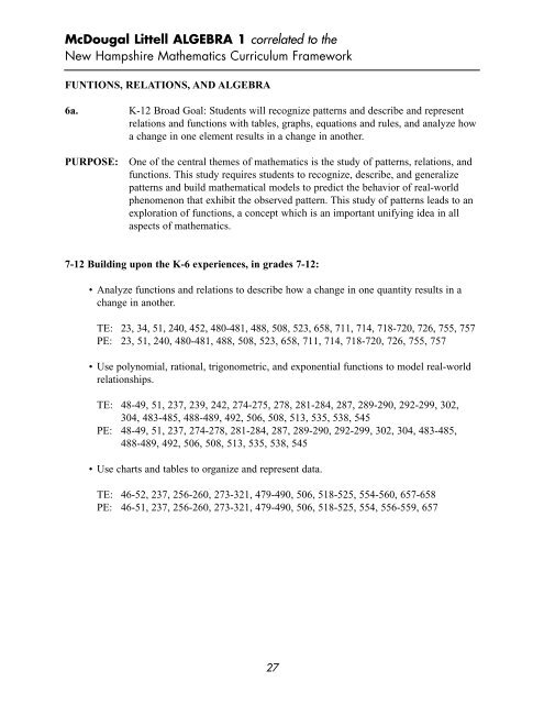 Algebra 1 ©2004 - Holt McDougal