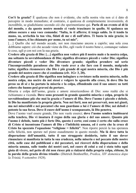 “L'io fragile: scacco o profezia?” La forza della ... - Cottolengo