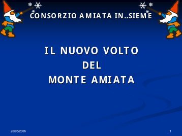 Slides di presentazione del Consorzio Amiata In...sieme - Amiata neve