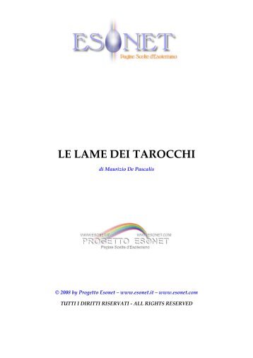 Le Lame dei Tarocchi - Tarologia.It