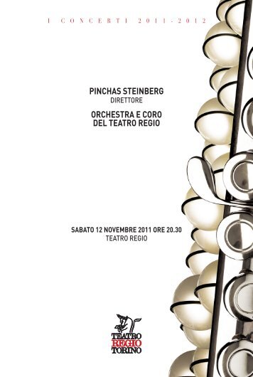 111112 - Concerto Steinberg.indd - Teatro Regio di Torino