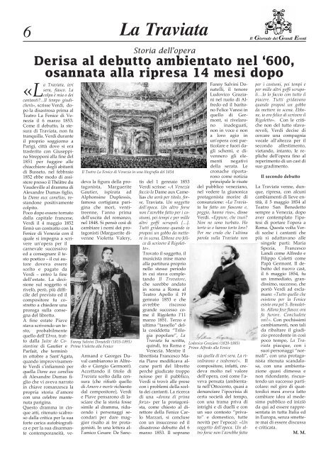 La TRAVIATA 2009 - Il giornale dei Grandi Eventi