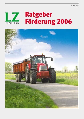Ratgeber Förderung 2006 - Landwirtschaftskammer Nordrhein ...