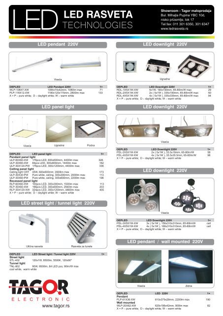 led rasveta - Tagor