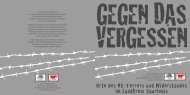 Gegen das Vergessen - Orte des NS Terrors und Widerstandes im ...