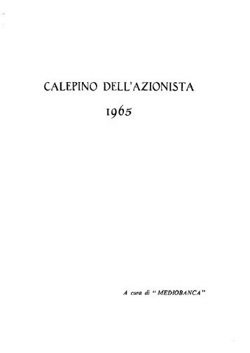 1965 - Archivio Storico Vincenzo Maranghi