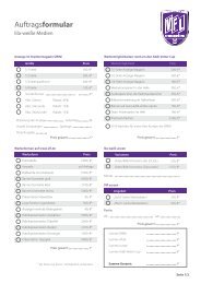 Auftragsformular - VfL Osnabrück