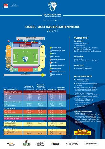Price list Season 2010/11 - VfL Bochum