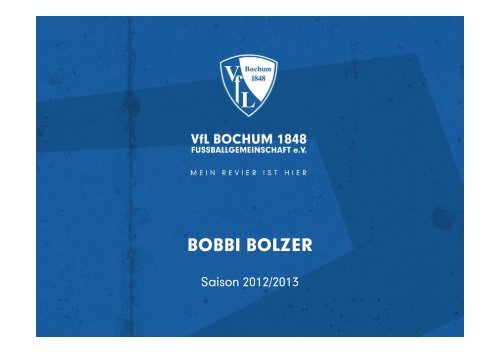 Angebot Bobbi Bolzer Saison 2012/13 - VfL Bochum