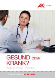 GESUND ODER KRANK? - AK - Salzburg