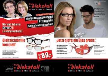 Brillen - Diekstall Cloppenburg