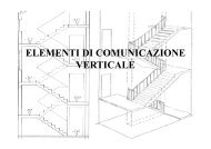 elementi di comunicazione verticale - Dipartimento di Architettura