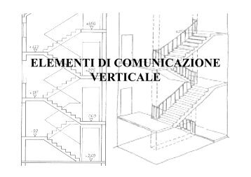 elementi di comunicazione verticale - Dipartimento di Architettura