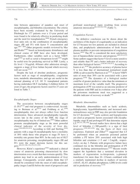 9. Treatment of Amatoxin Poisoning-20 year retrospective analysis