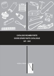 catalogo ricambi porte doors spare parts catalogue 2at - 2ao