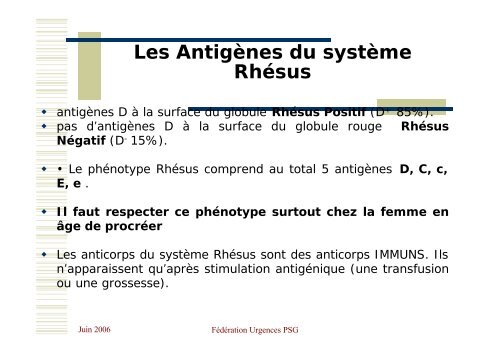 Transfusion sanguine