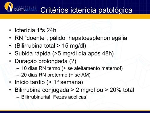 Icterícia neonatal - aefml