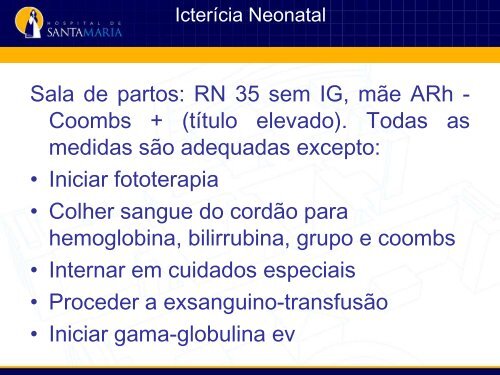 Icterícia neonatal - aefml