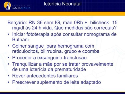 Icterícia neonatal - aefml