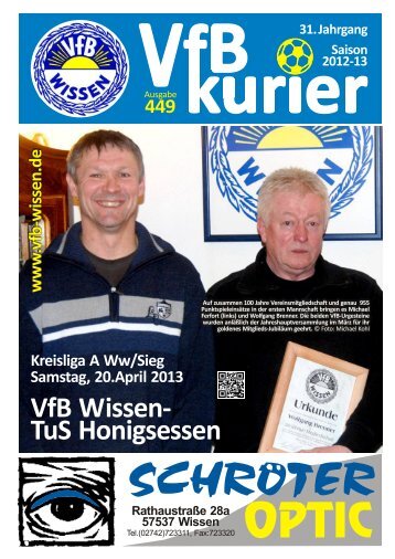 Ausgabe 449 - VfB Wissen 1914 eV