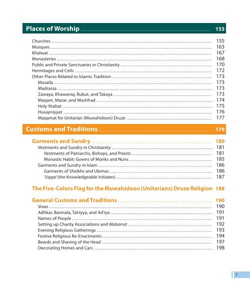 Cultural aspects in Christian and Islamic religions - unesdoc - Unesco