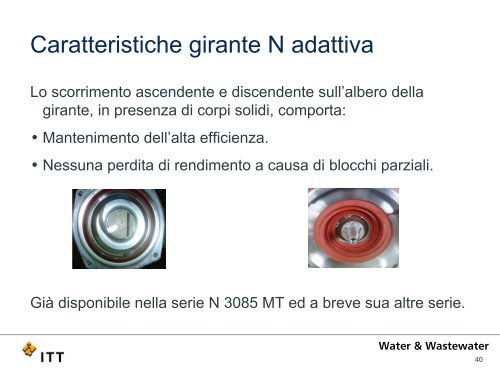 Pompe N ed evoluzioni - Water Solutions