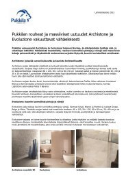 Pukkila Archistone Evoluzione - Pukkila.com