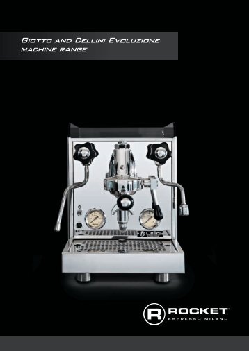 Giotto and Cellini Evoluzione machine range - Chris' Coffee Service