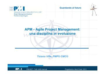 APM - Agile Project Management: una disciplina in evoluzione