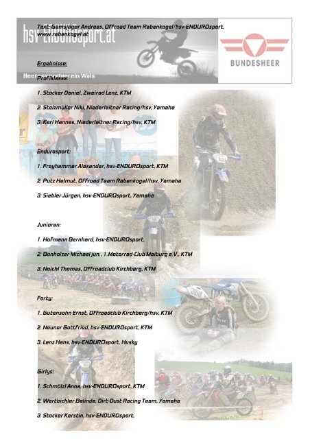 Pressemappe 2005 - riders