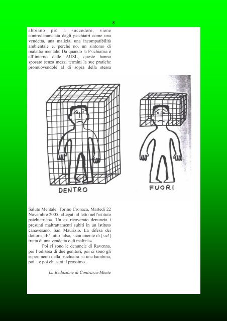 INCOMPATIBILITÀ AMBIENTALE - Contraria-Mente