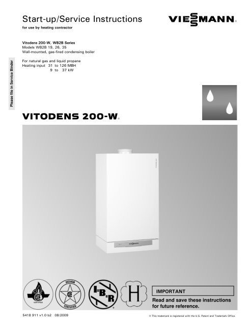 Viessmann Vitodens 200 W Bedienungsanleitung Ebook Download