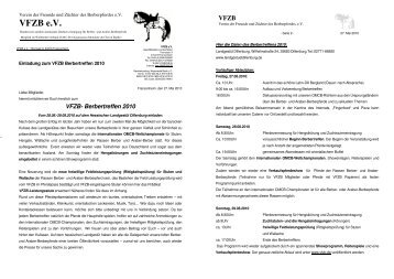 VFZB eV Verein der Freunde und Züchter des Berberpferdes