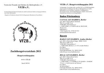 VFZB Hengstverzeichnis_2011_08 - VFZB eV Verein der Freunde ...