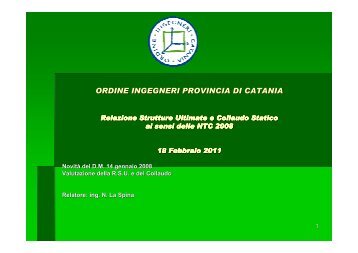 Relazione RSU e Collaudo 2011-02-18 - Sidercem