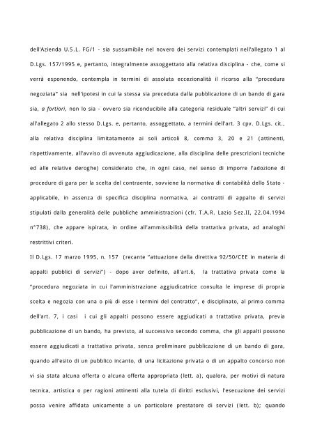 Sentenza della Corte dei Conti n. 885/06 - Esternalizzazioni