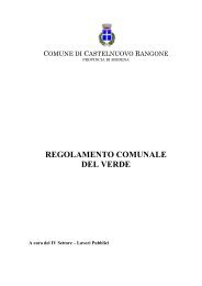 Regolamento Verde - Comune di Castelnuovo Rangone